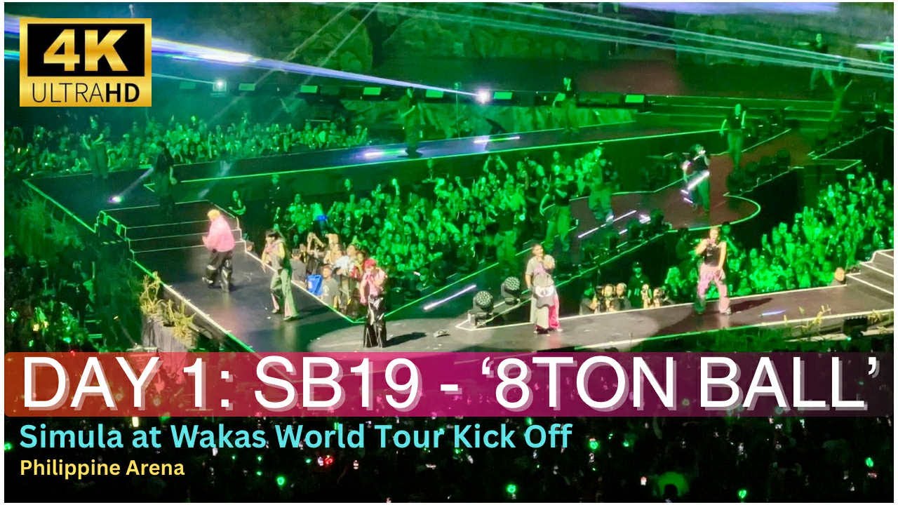 [FANCAM] DAY 1: SB19 - '8Ton Ball' Performance at SAW World Tour Kick Off Philippine Arena (053125)
