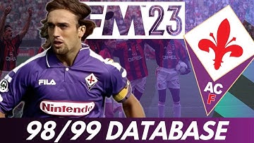 Fiorentina l 98/99 RETRO DATABASE l FM23 l Episode 3