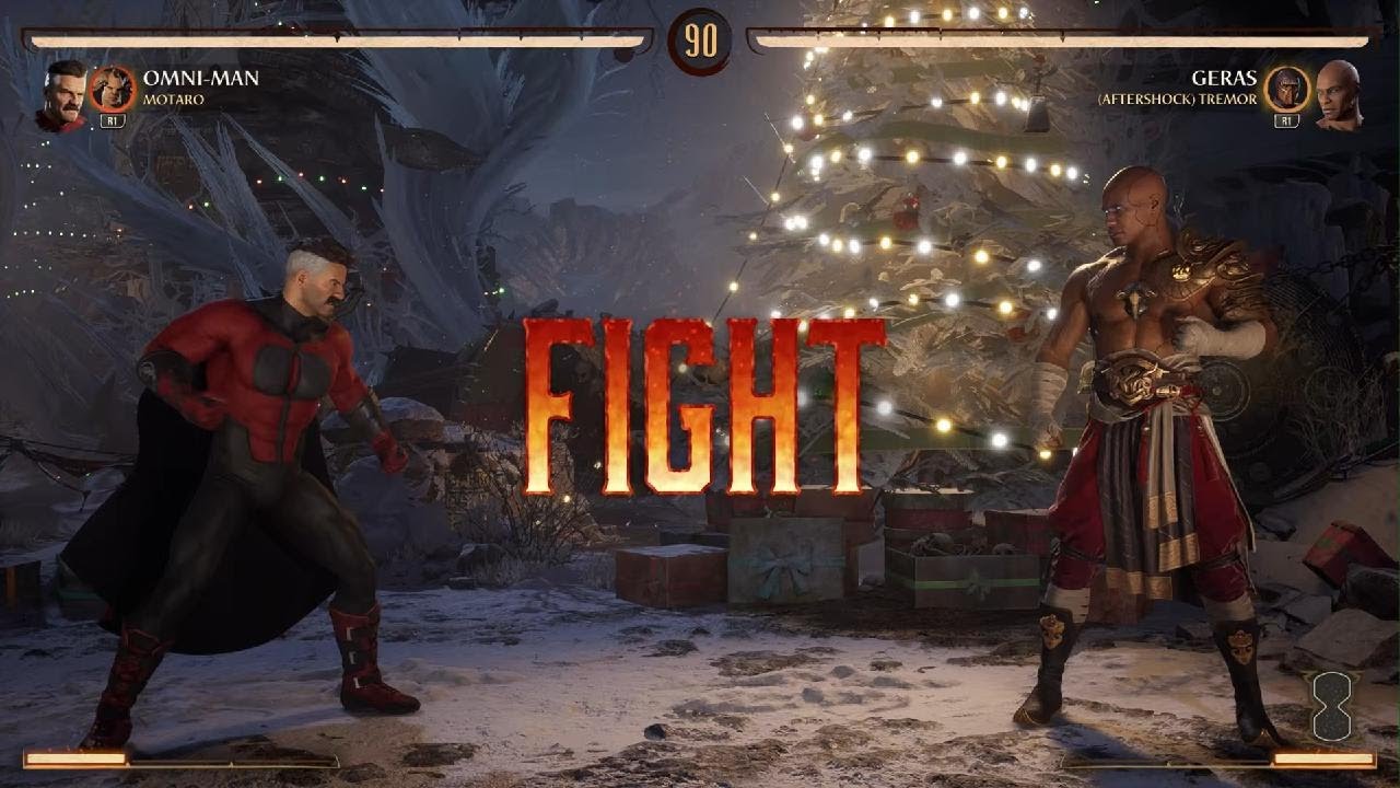 Omni Man and Motaro vs Geras and Tremor