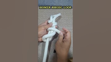 HOMER RHODE LOOP: Learn How to Tie #knot #diy #tutorial #fishing #shorts #youtubeshorts