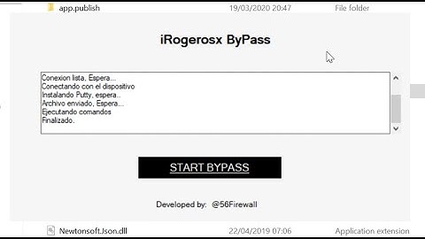 icloud bypass windows PC software for iOS 13.3.1 iRogerosX bypass V3