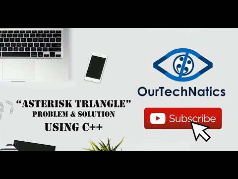 CProg#09 - Asterisk Triangle (Problem & Solution)