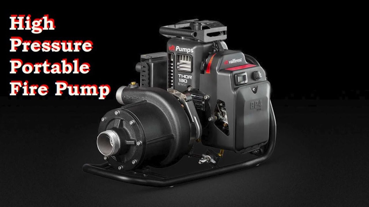 Pompa Pemadam Kebakaran Portable Black Panther