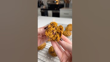 3 ingredient pumpkin chocolate chip cookies