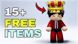 HURRY! GET 15+ FREE ROBLOX ITEMS! 😍 (2024)