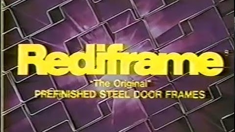 RediFrame Installation