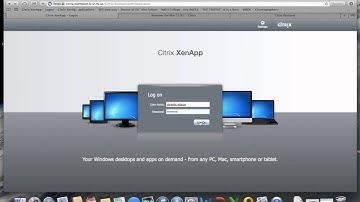 Installing the Citrix Receiver for Mac
