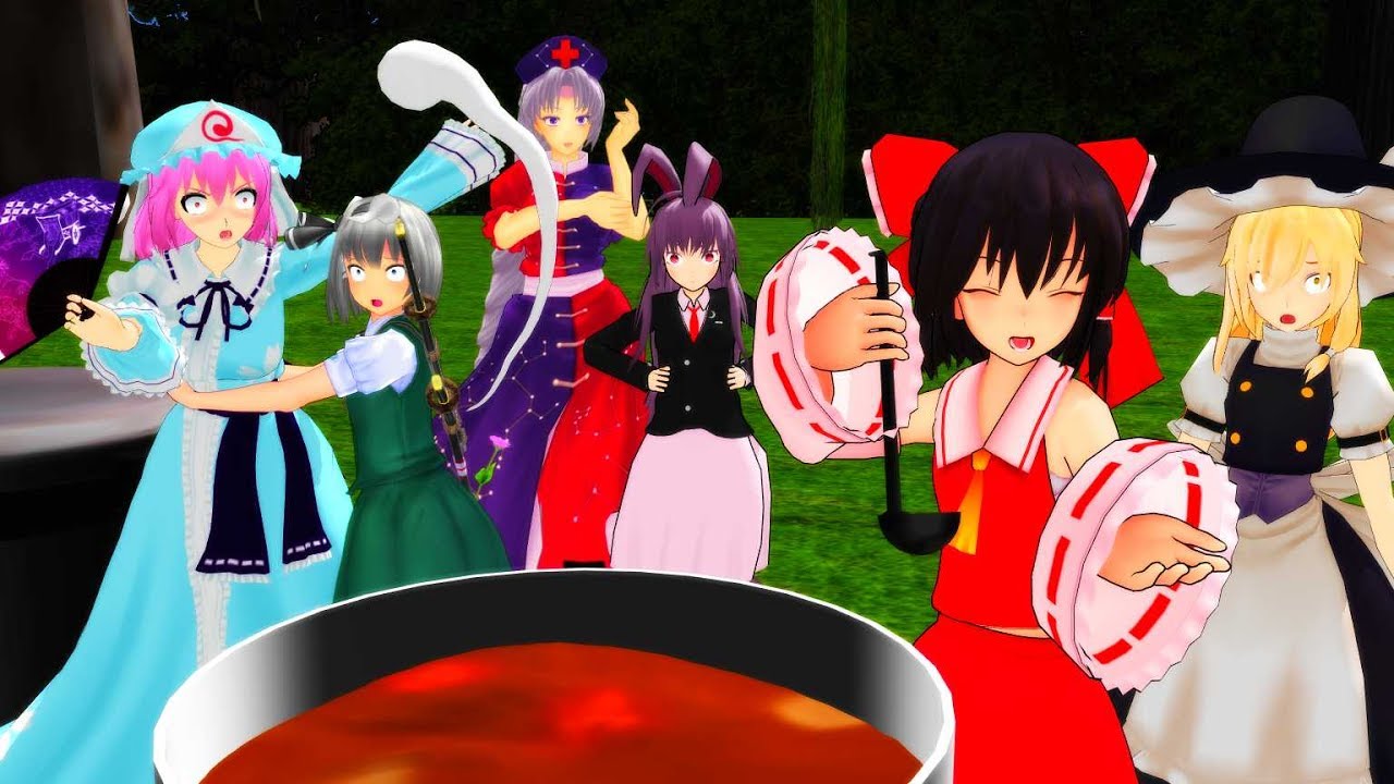 【東方MMD】激闘！！真夏の林間学校【MMD紙芝居】