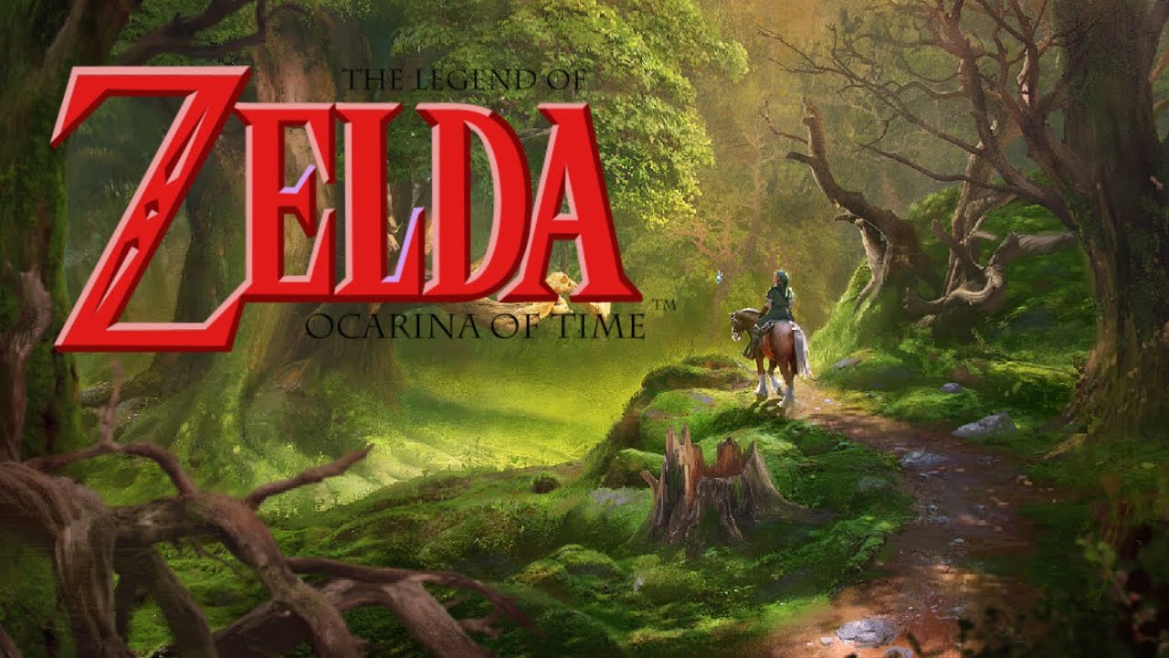 Legend of Zelda Ocarina of Time Travel Poster - Lost Woods by Dean