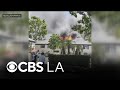 Dozens displaced after 3-alarm fire tears through Stanton apartment complex