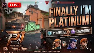 HELLO PLATINUM!💎| Pushing for Diamond Rank! w/ Prag#One | Valorant Ranked screenshot 1