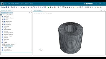 Generate Directed mesh in STAR-CCM+ basic tutorial