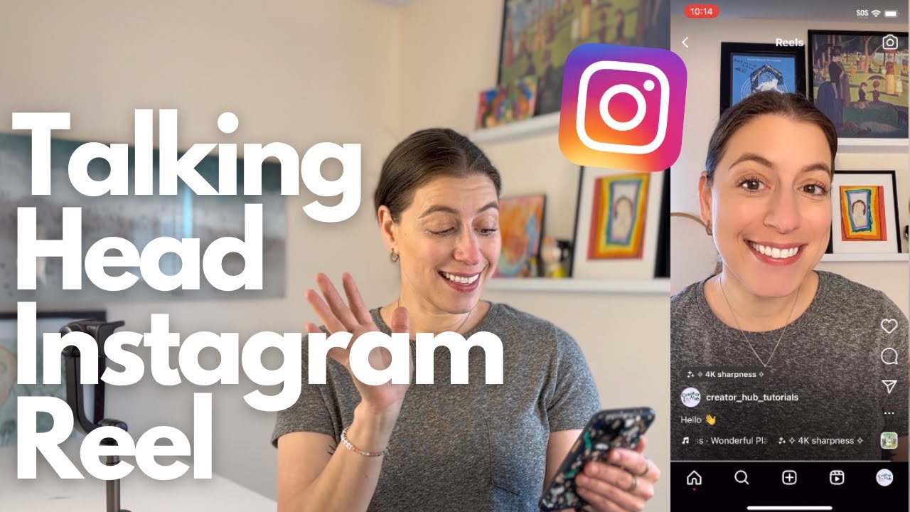 Editing a Talking Head Video in Instagram Reels instagram reels 