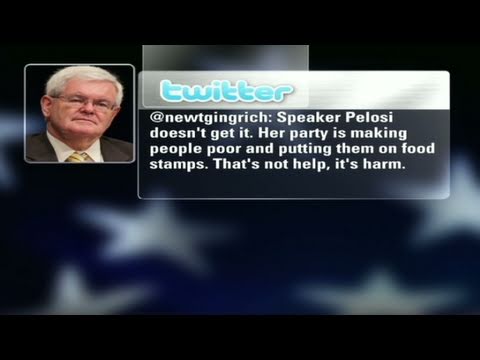 CNN: Newt Gingrich tweets about food stamps