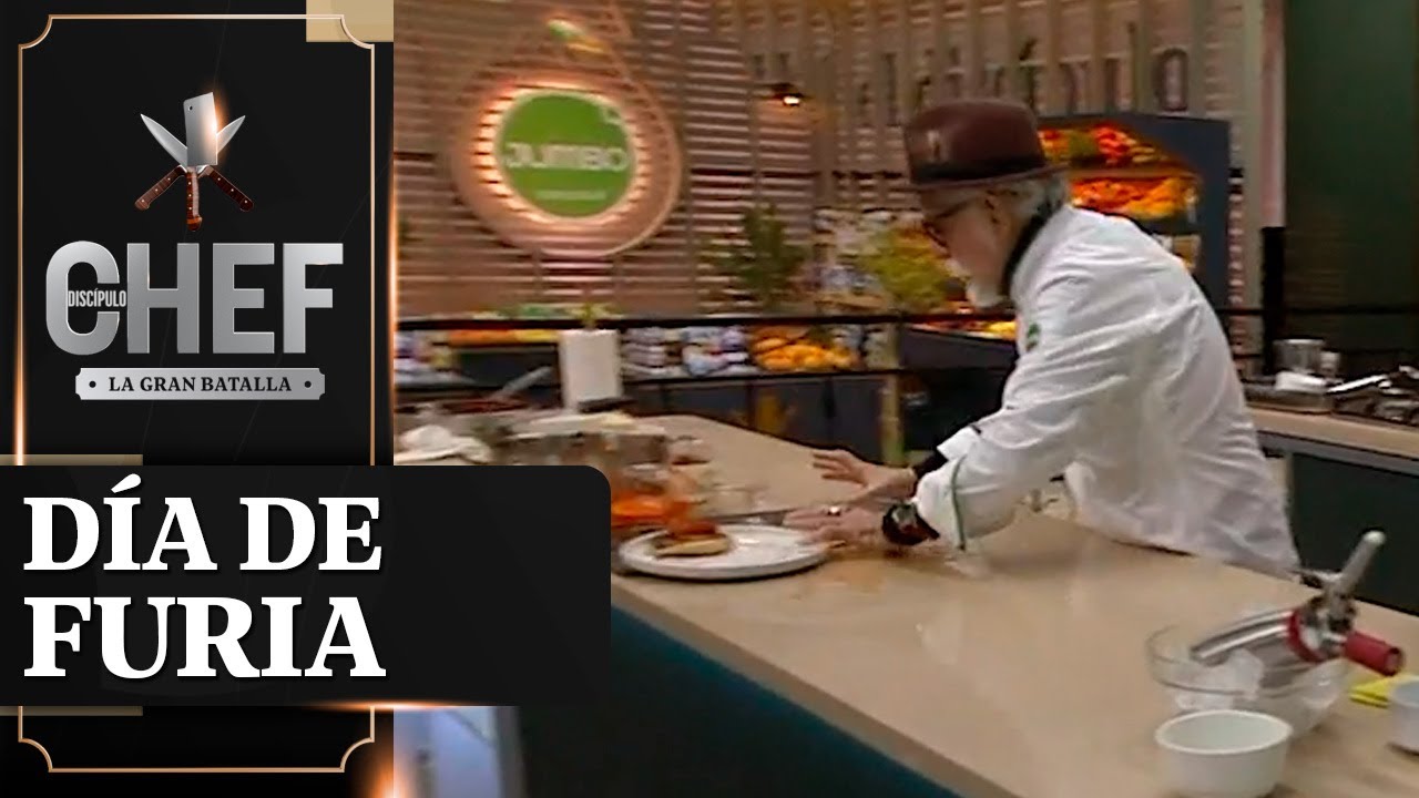 ¡EXPLOTÓ! Ennio Carota rompió los platos de su menú tras descalificación - El Discípulo del Chef