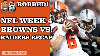 NFL Week 4| Cleveland Browns Vs. Oakland Raiders Recap