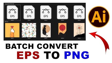 Converteer EPS batchgewijs naar PNG of JPG in Adobe Illustrator, snelle en eenvoudige tutorial