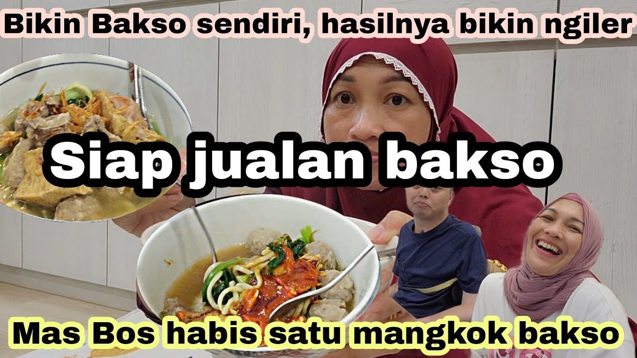Bikin Bakso Sendiri Hasilnya Bikin Ngiler,‼️ Mas Bos Doyan apa Doyan‼️Siap jualan Bakso di Taiwan