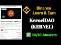 KernelDAO (KERNEL) || Binance Learn & Earn