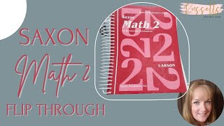 Saxon Math 2 Flip Through || 2nd Grade Homeschool Math Curriculum || Math Homeschool Curriculum