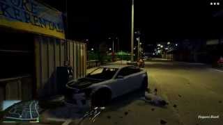 GTA 5 - Sports Car Beach & Boardwalk Mow Down