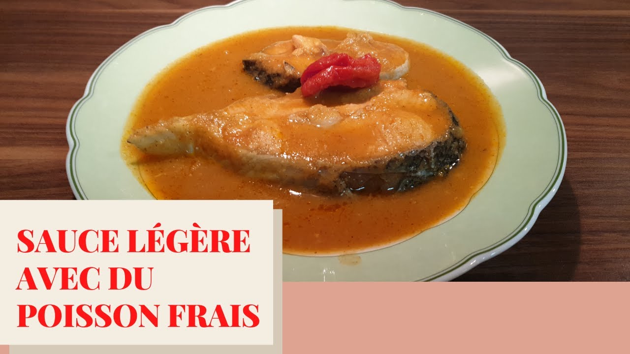 SAUCE LÉGÈRE AVEC DU POISSON FRAIS RAPIDE, TRÈS BON ET FACILE À