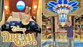 Disney Dream Cruise Day 1 - Embarkation Stateroom Tour Sail Away More