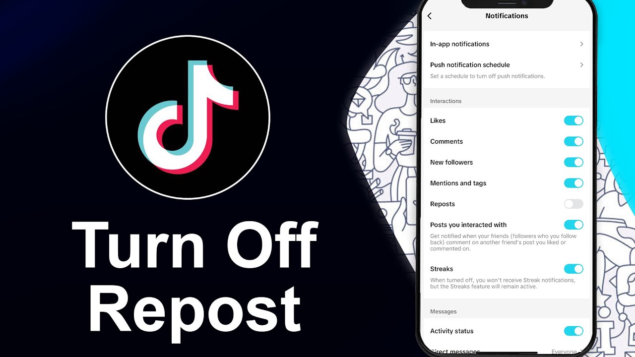 How To Turn Off Repost on TikTok (Step By Step) - YouTube