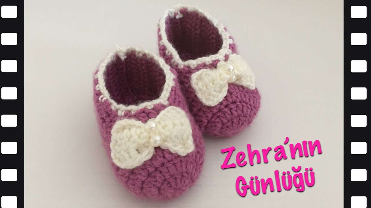 Basit patik yapımı Bebek patiği yapımı YouTube