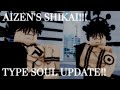 The new aizen shikai is here kyokasuigetsu in type soul