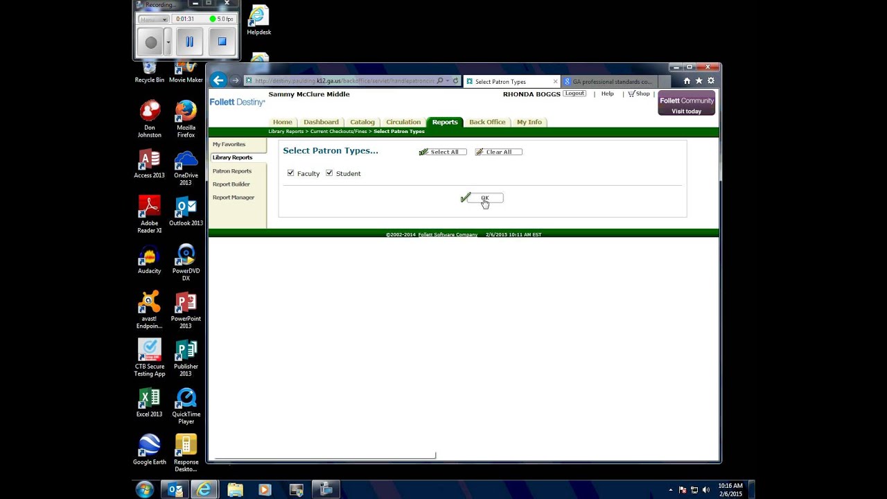 Section 4: b) Circulation Reports