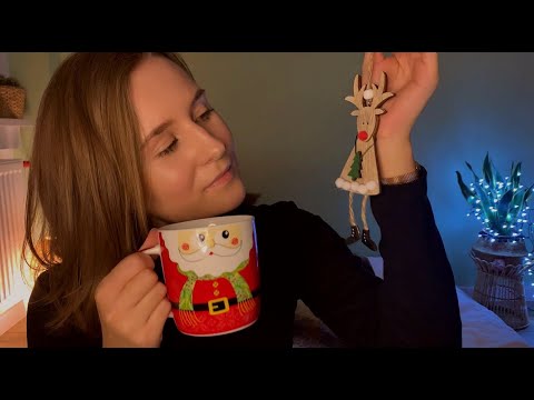 ASMR po polsku 🌙 ozdoby choinkowe *pogadanki przy herbatce* 🎄☕️ (polish whisper)