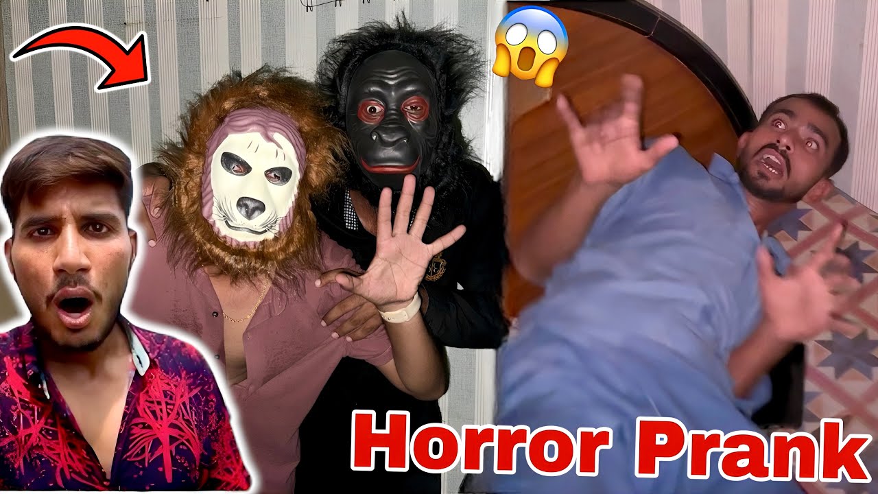 Horror Prank on Hamza Shikari🧟‍♂️ Most Scariest Prank Gone Wrong😂