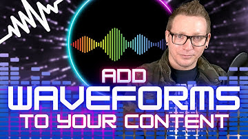 How To Add Waveforms To Your Content | Home Studio Catalyst