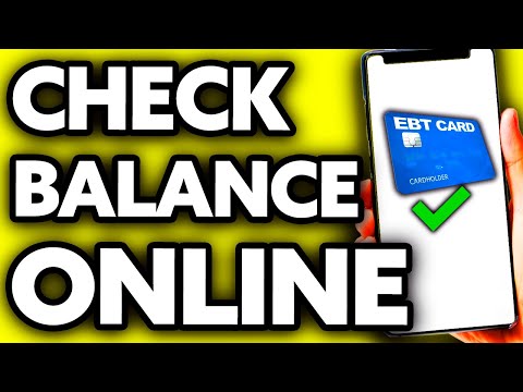 How To Check EBT Balance Online Very EASY