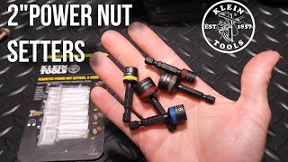 Klein Tools 2" magnetic power nut setters, 5-Piece 