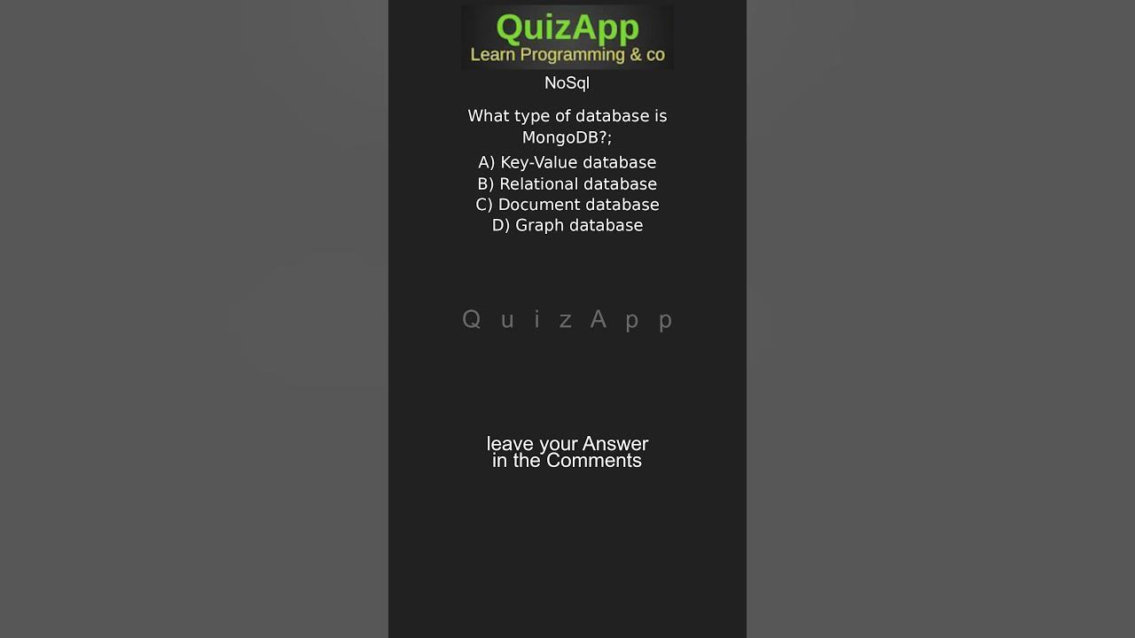 What Type Of Database Is Mongodb