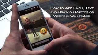 How to Add Emoji, Text and Draw on Photos or Videos in WhatsApp on iPhone screenshot 5