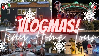 VLOGMAS | TINY HOME AIRBNB TOUR! | GALENA, ILLINOIS