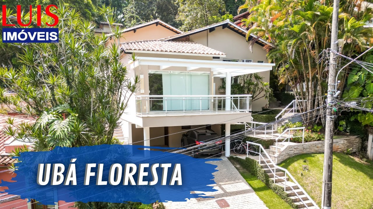 EXCLUSIVIDADE LUÍS IMÓVEIS|! CASA ESPETACULAR C/ 4 SUITES E ÁREA DE LAZER NO UBÁ FLORESTA