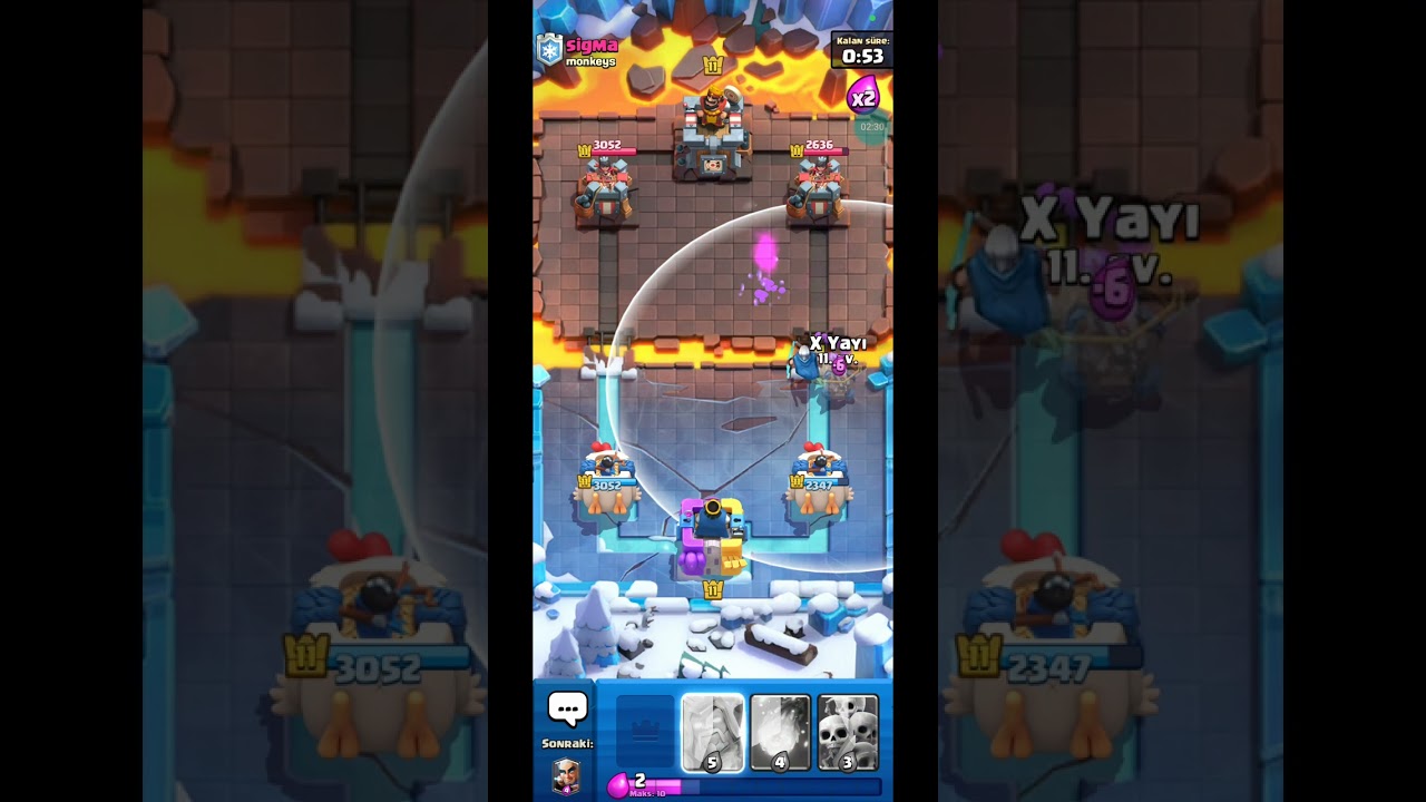 Güzel maçlar clash royale 