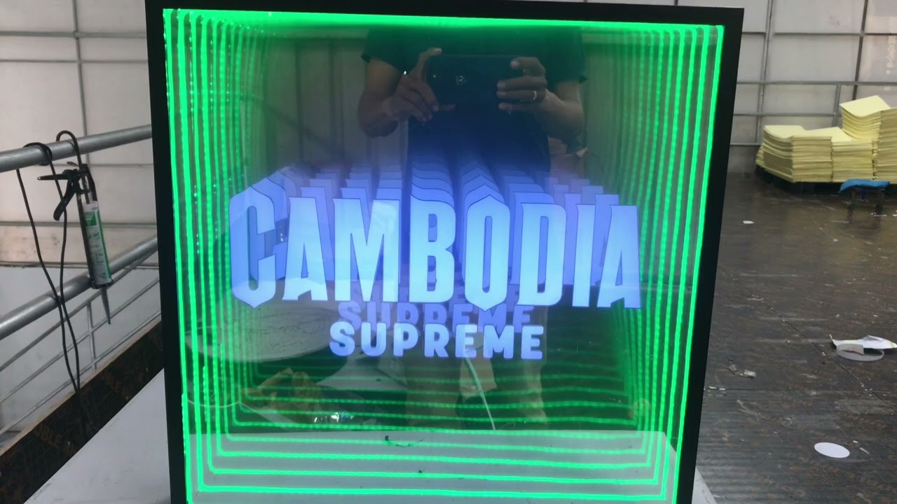 How to make 3D light box by hand premium