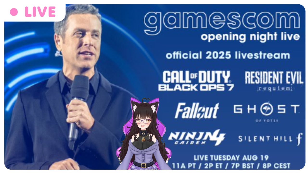 👀 LIVE REACTS: Gamescom OpeningNightLive 2025 🚀 | Watch Party + Live Reacts 🎮 w/ 