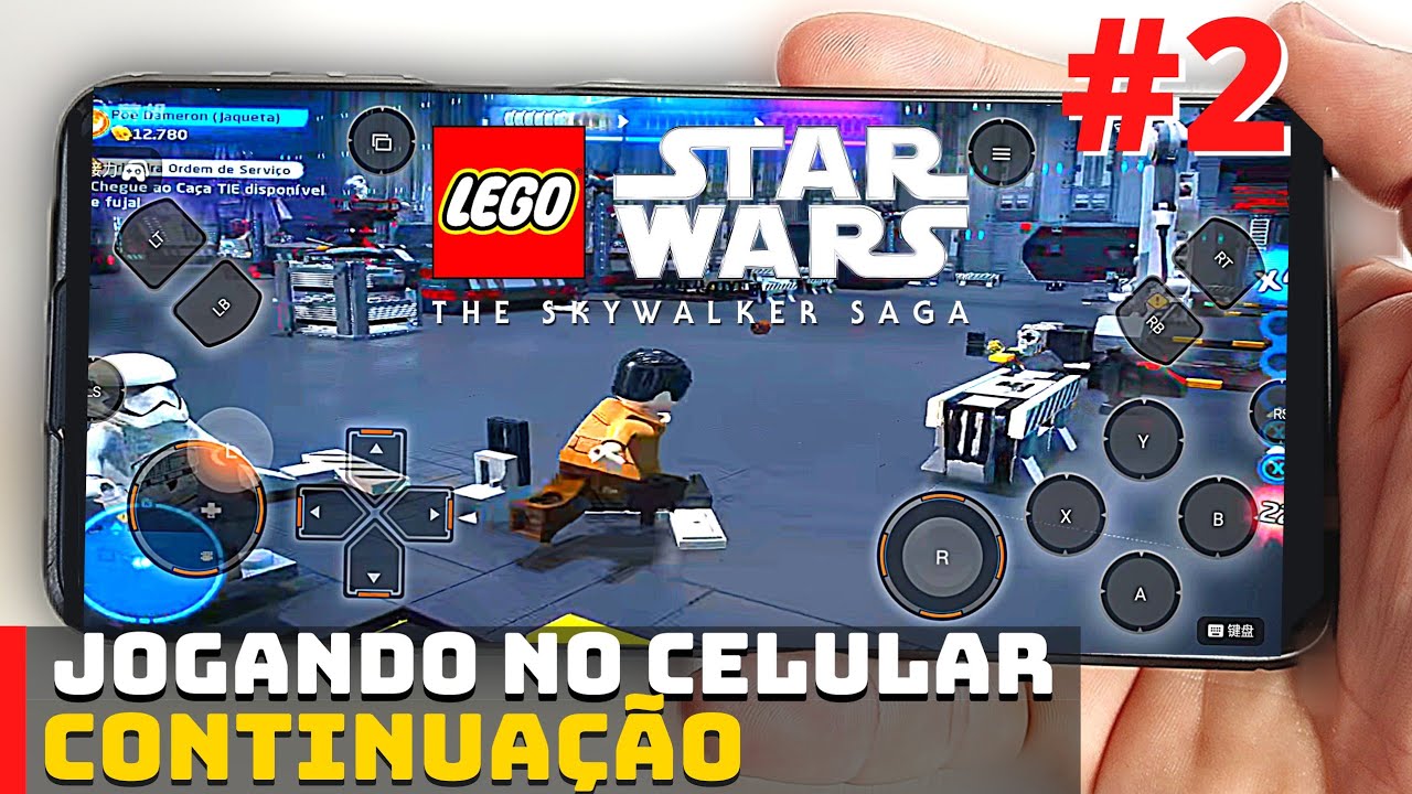 jogando LEGO STAR WARS: A Saga Skywalker - NO CELULAR ANDROID part 2!! 