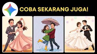 EASY Way to Turn Couple Photos into Cute Dance Illustrations Using Gemini AI screenshot 4