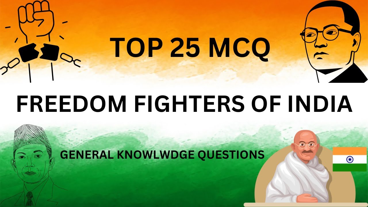 GK Quiz On Freedom Fighters Of India ||GK || History GK Question ...
