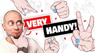 ✌️ HOW TO DRAW HANDS (like a professional hand drawer)