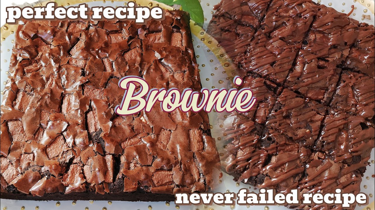 Perfect Brownie recipe|Never failed Brownie recipe||Brownie| Fudgy Brownie recipe |English subtitles