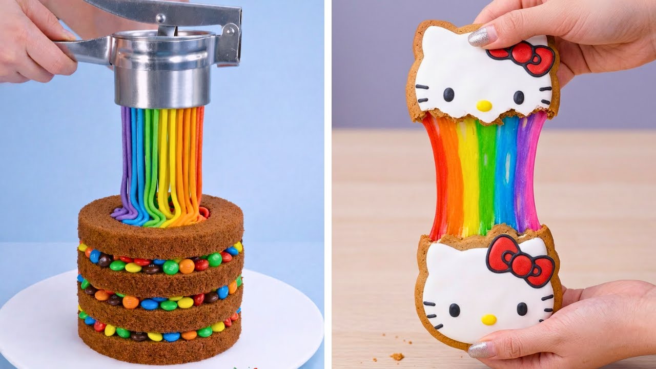 🎉 Bolo Colorido de Chocolate: A Receita Divertida! 🍰