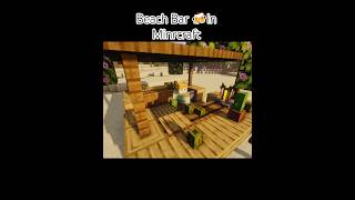 Minecraft Beach Bar #minecraft #building